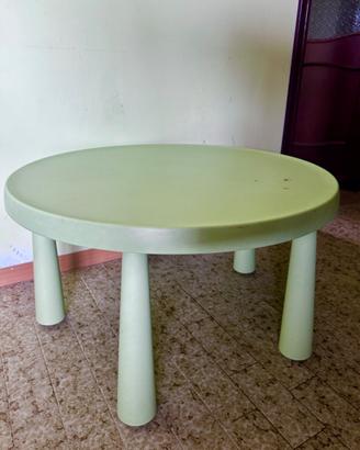 Tavolo verde bambini ikea