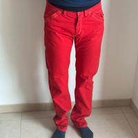 Pantaloni uomo Powell  rossi leggeri