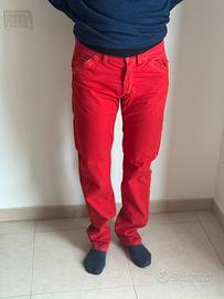 Pantaloni uomo Powell  rossi leggeri
