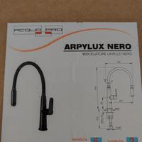 Miscelatore lavello nero 