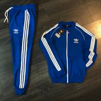 tuta adidas blue tg L nuova mai usata 