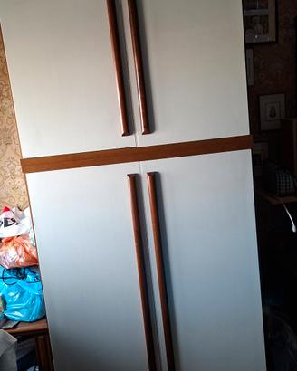 Set 5 Armadi Modulari in Legno Anni '70 