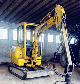 MINI ESCAVATORE KOMATSU PC20R