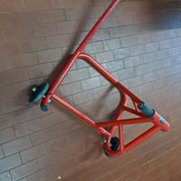 Cavalletto alzamoto posteriore monobraccio 