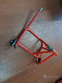 Cavalletto alzamoto posteriore monobraccio 