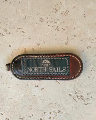 Portachiavi North Sails vera pelle