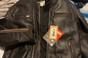 Giacca moto Helston’s in pelle XXL