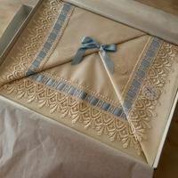 Lenzuolo + sotto per lettino in puro cotone