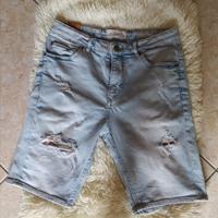 Bermuda/pantaloncino di jeans maschile chiaro 