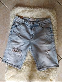Bermuda/pantaloncino di jeans maschile chiaro 