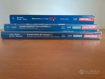 libri terzo anno per liceo scientifico 