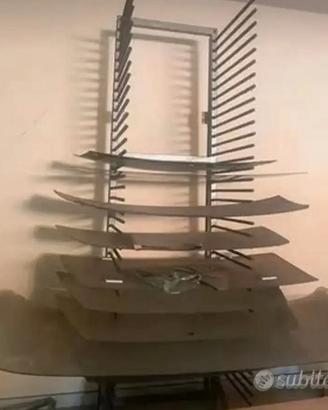 Scaffale Portavetri H 265 cm 36 livelli
