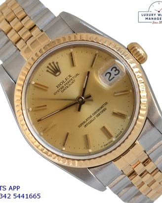 ROLEX Datejust 68273 Medium 31MM Champagne dial