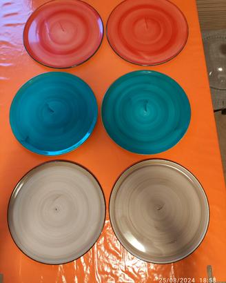 6 Piatti da Pizza diametro 33 cm