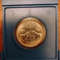 Moneta da 500 lire argento 835