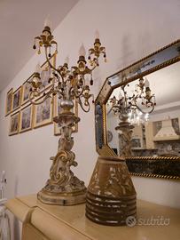 Lampada da tavolo stile barocco