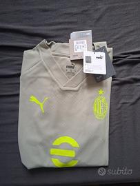 maglia allenamento milan verdina originale