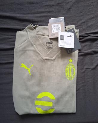 maglia allenamento milan verdina originale