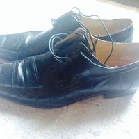Scarpa uomo stringata in pelle nera n'41