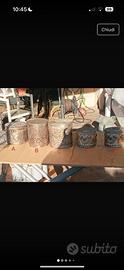 5 contenitori vintage in ottone (singoli o set)
