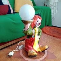 Lampada pagliaccio vintage