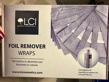 100 Cartine in alluminio per le unghie della LCI