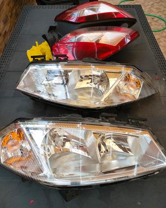 set completo fari + fanali Renault Megane 2 serie