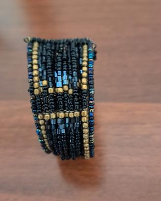 collana e bracciale in micro perline