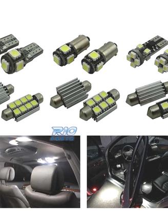 KIT 16 LAMPADE LED INTERNE MERCEDES CLK CLASSE W20