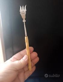 Forchetta rara vintage antico. W&H. con argento. 