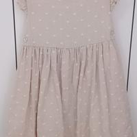  abito  bambina PRENATAL lino/cotone/tulle 