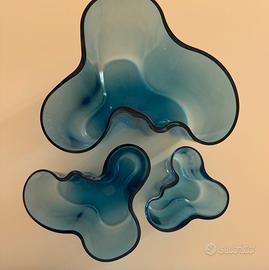 Alvar AALTO Tre VASI SAVOY color turchese