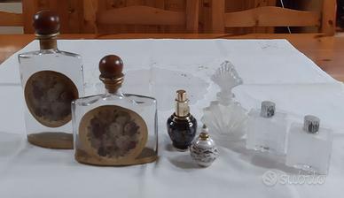 BOTTIGLIETTE VUOTE PER PROFUMO VINTAGE