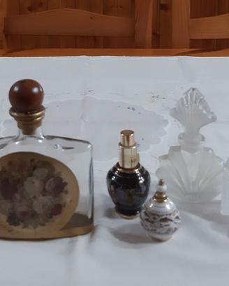 BOTTIGLIETTE VUOTE PER PROFUMO VINTAGE