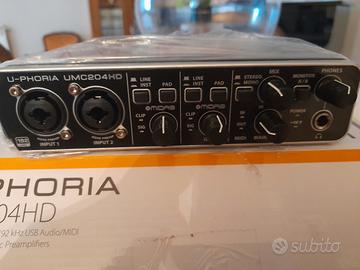 Scheda audio,interfaccia midi Behringer
