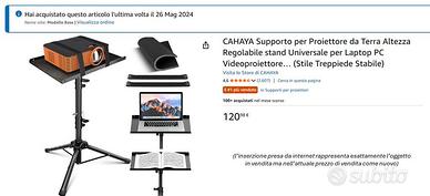 Supporto Regolabile Laptop o Proiettore o Leggio