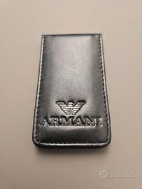 Portafoglio portaclip e carte Armani