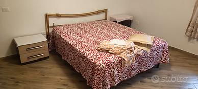 LETTO COMPLETO (RETE + MATERASSO + 2 COMODINI)