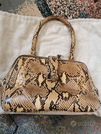 Bauletto vintage in pitone