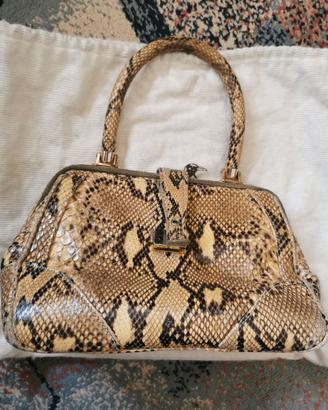Bauletto vintage in pitone