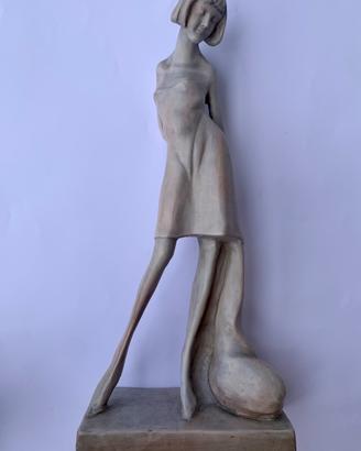 Pietro Melandri Faenza- Scultura donna 49 cm