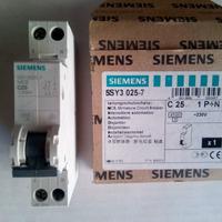 SIEMENS 5SY3025-7 25A Interruttore Bipolare 230V C
