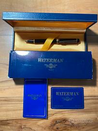 Penna Waterman Ideal Paris Nero e Oro Vintage