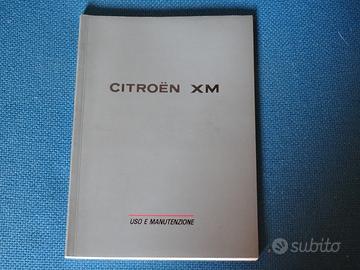 Libretto uso e manutenzione citroen xm benzina-die