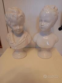 statuette porcellana