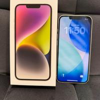 Iphone 14 128gb bianco batteria 85%