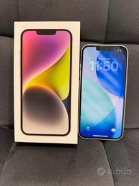 Iphone 14 128gb bianco batteria 85%