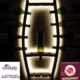 Cantinetta portabottiglie da parete a LED