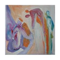 Quadro - La doppia voce 15 X 15 - Acrilico su tela