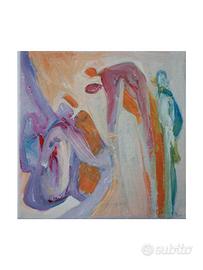 Quadro - La doppia voce 15 X 15 - Acrilico su tela